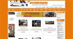 Desktop Screenshot of just-motorhomes.co.uk