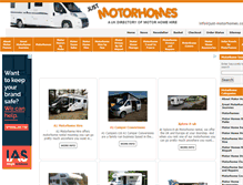 Tablet Screenshot of just-motorhomes.co.uk